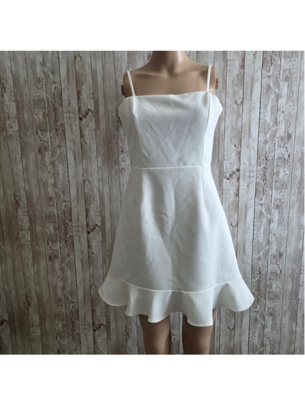 Women's French Connection White Mini Dress Size 6